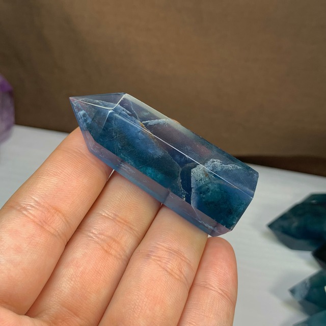 7.ブルー×グリーン グラデーションフローライトポイント