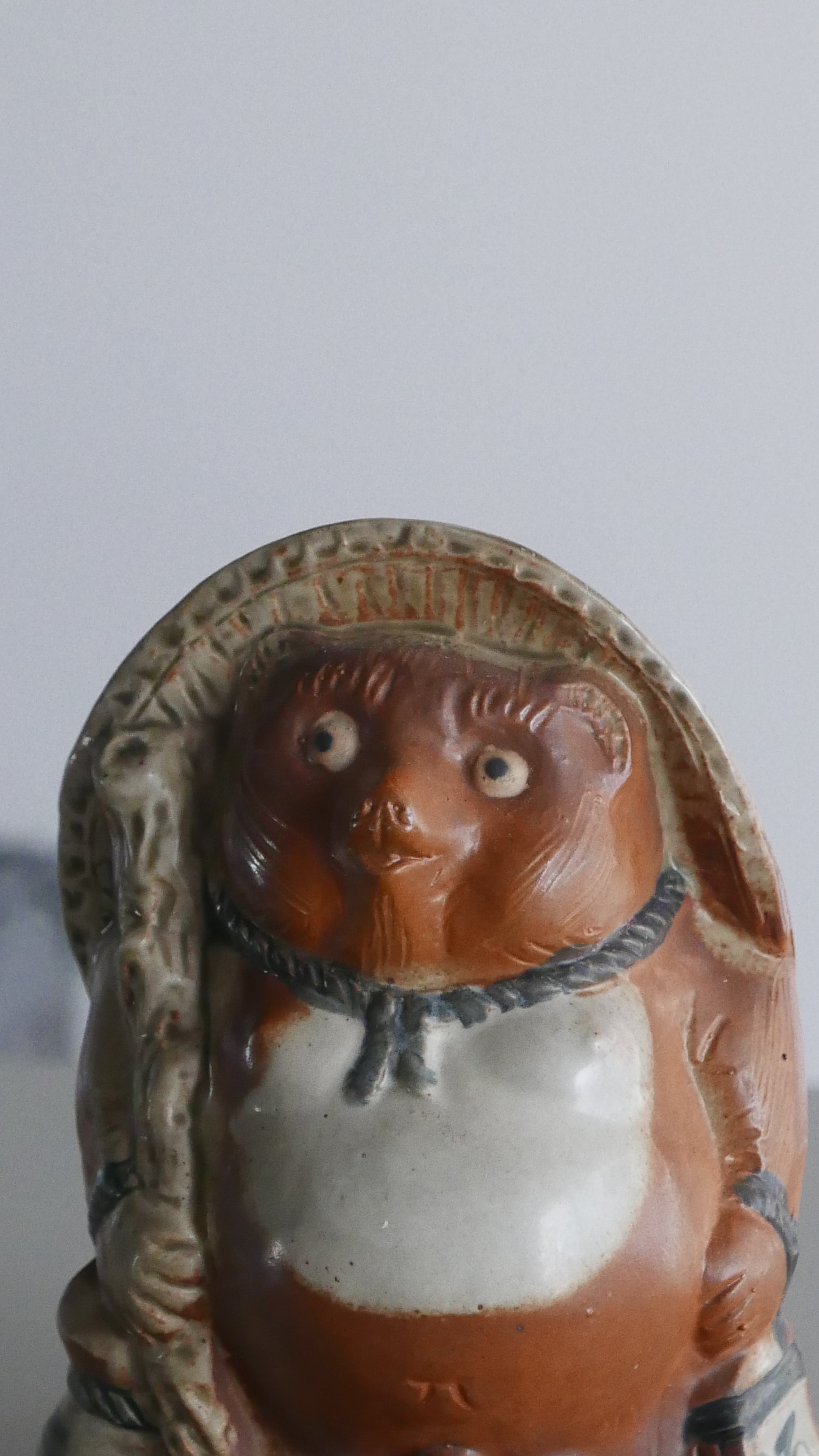 old tanuki , brick orange