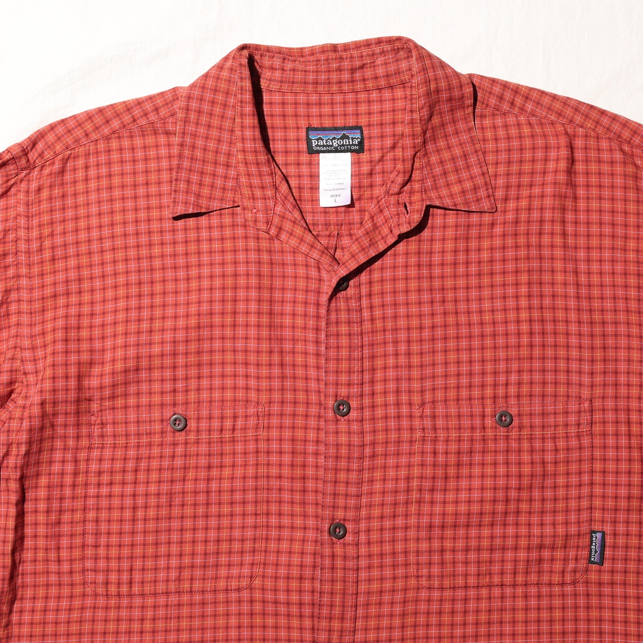 美品 L 05年 ルーマニア製 長袖 ネルシャツ Patagonia パタゴニア