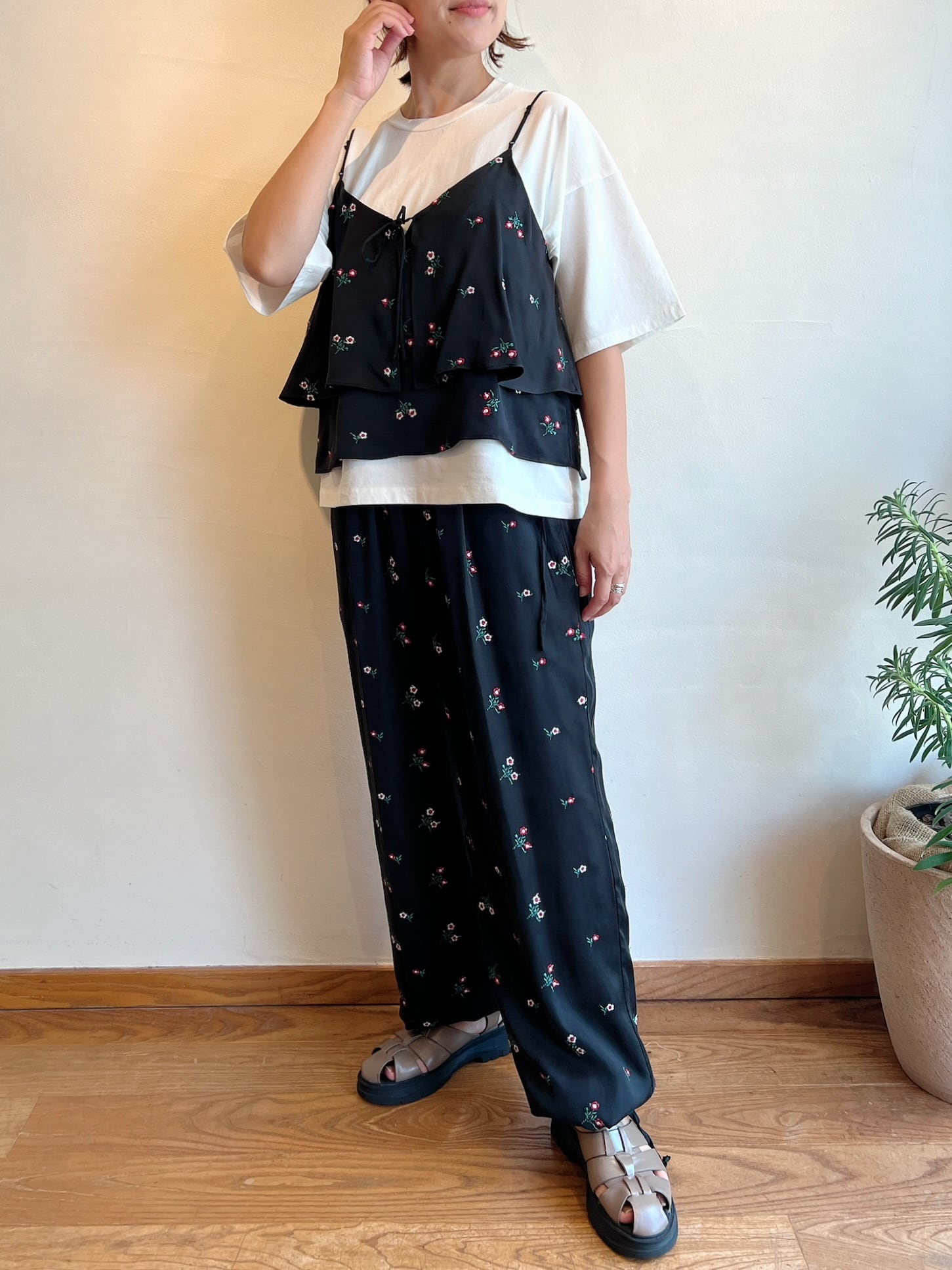 TICCA / フラワー2WAYビスチェ | anouk