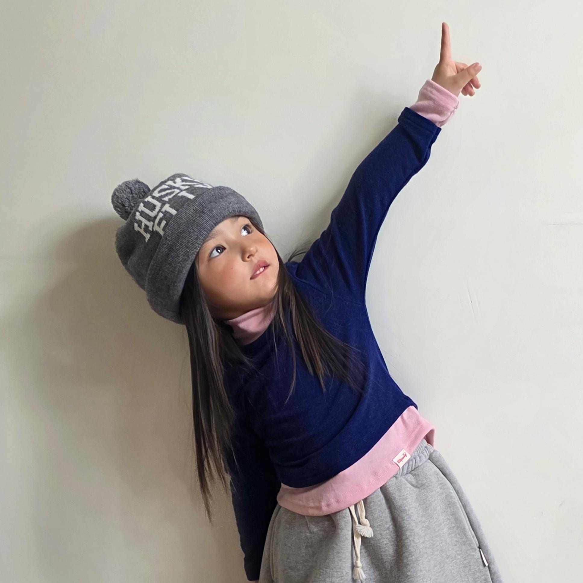 【2点送料無料】«予約»«ジュニアサイズあり»«elly molly» 配色ハイネック 3colors