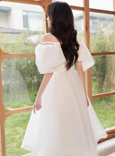 結婚式 おしゃれ パーティードレス 白 コーディネート パーティードレス】大きいサイズ パーティードレス 結婚式