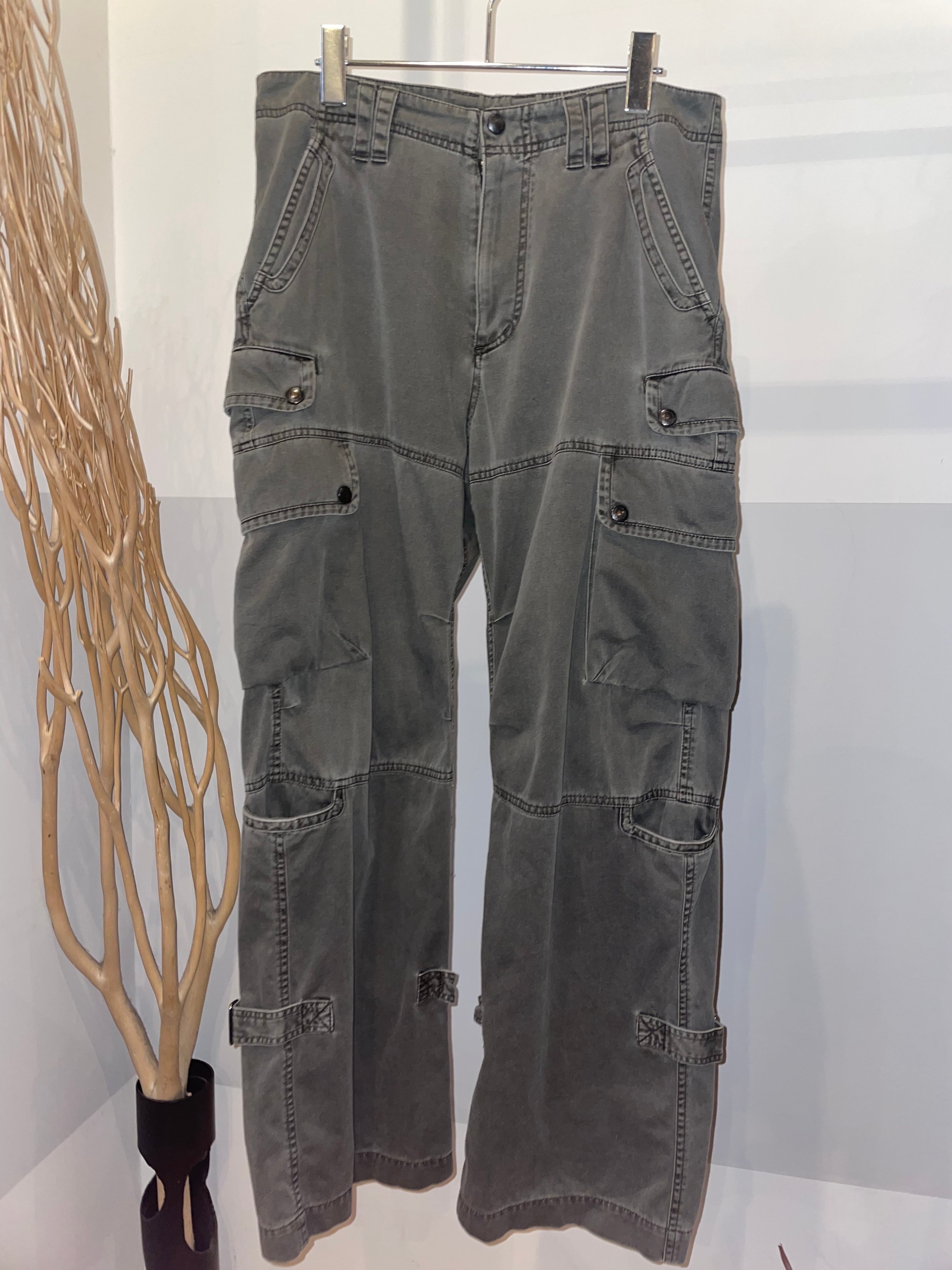 2000s tete homme gimmick cargo pants渡り幅C - ワークパンツ/カーゴ 