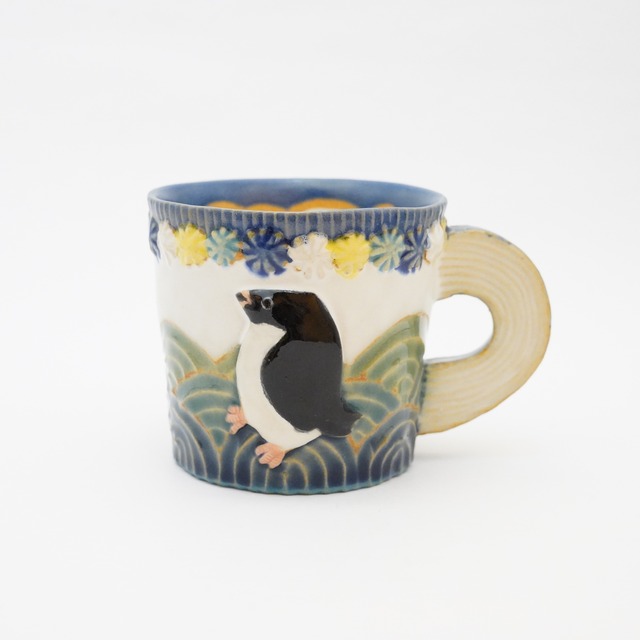 【白木千華】マグカップ　アデリーペンギン　11