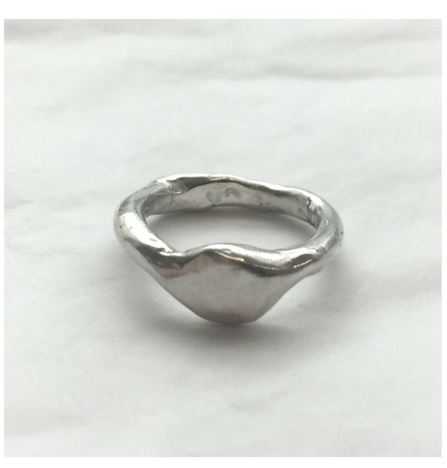 W SIGNET Ring Silver