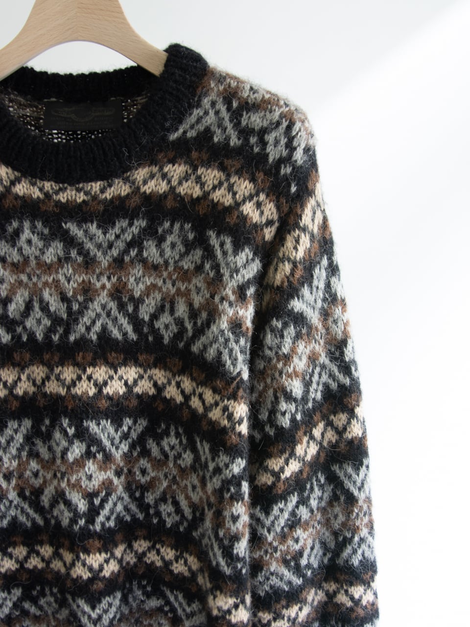 Made in Bolivia】100% Alpaca sweater（ボリビア製 アルパカセーター 