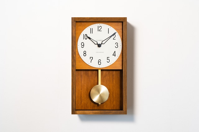 振り子時計 HINOKI PENDULUM CLOCK【BROWN】