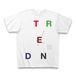 Blur - Tender タイポグラフィTシャツC（バラバラ・カラー）