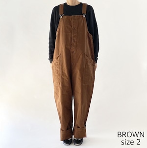 【HARVESTY】CHINO CLOTH OVERALLS (UNISEX) ハーベスティ オーバーオール A12008