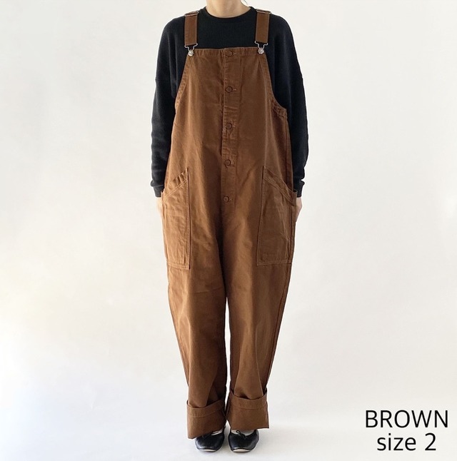 【HARVESTY】CHINO CLOTH OVERALLS (UNISEX) ハーベスティ オーバーオール A12008