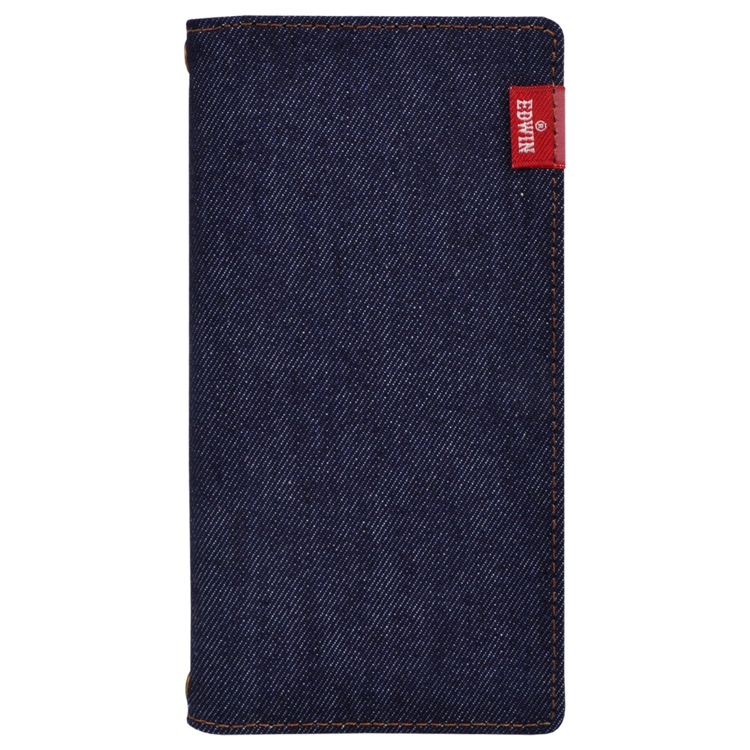 EDWIN iPhone 18 Pro Max/17 Pro Max 兼用 手帳型ケース タグデニム カード収納 インディゴ