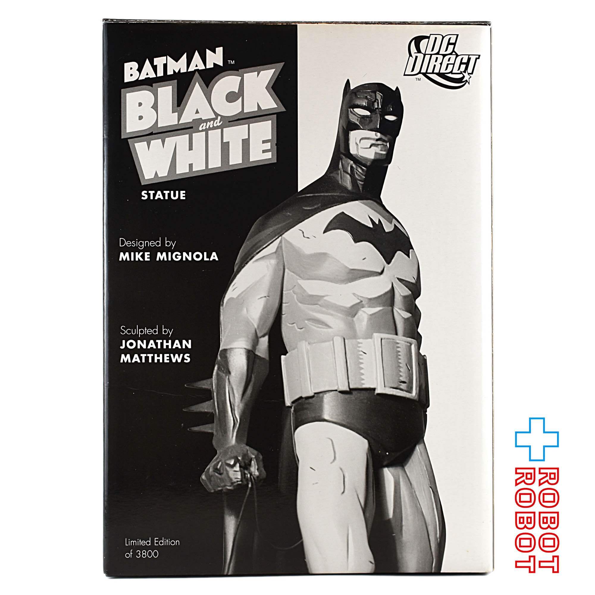 DCコミックス ブラック＆ホワイト バットマン スタチュー By マイク 
