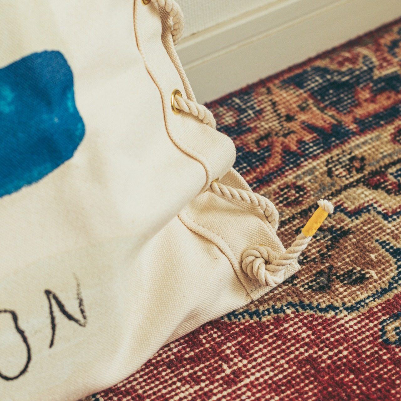 Vintage Canvas Cushion Cover