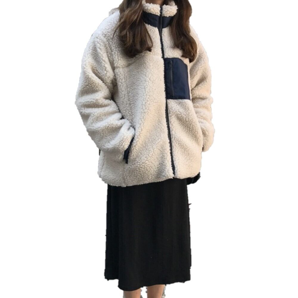 即納&送料無料】 ボアフリースジャケット レディース ボアジャケット