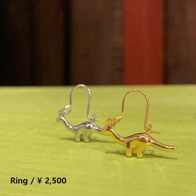 TOPANGA Jewelry　ダイナソーピアス　2色