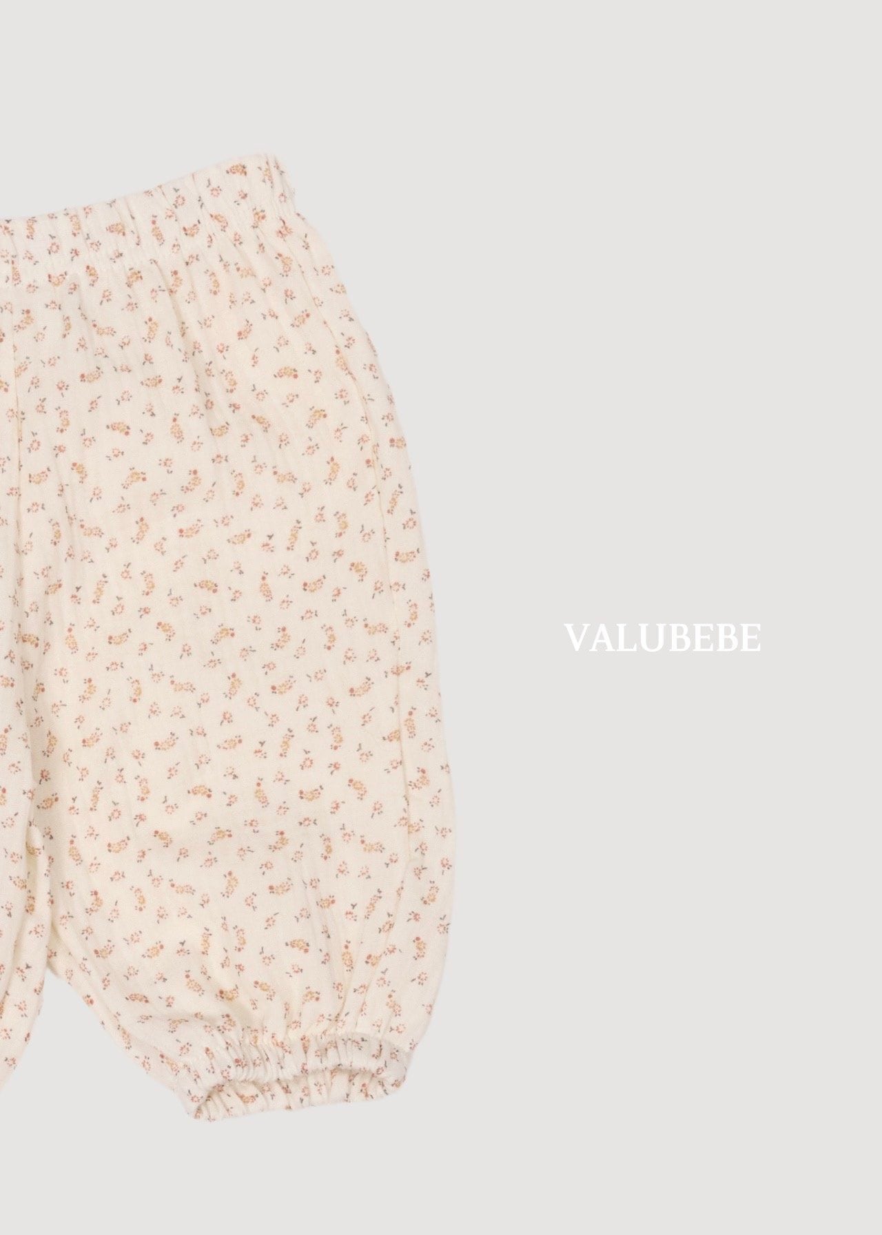送料無料【予約】/ autumnエンボパンツ（フラワー） /valubebe