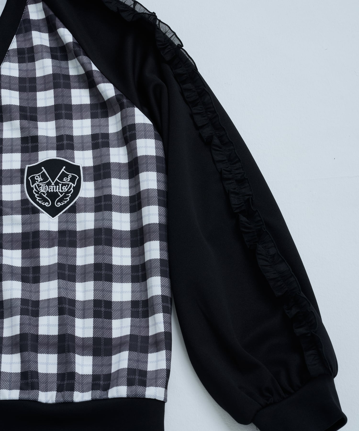 Hauls ジャージセットアップ　ブラック 学園征服♡ジャージカーデセットアップ(ブラック) | Hauls