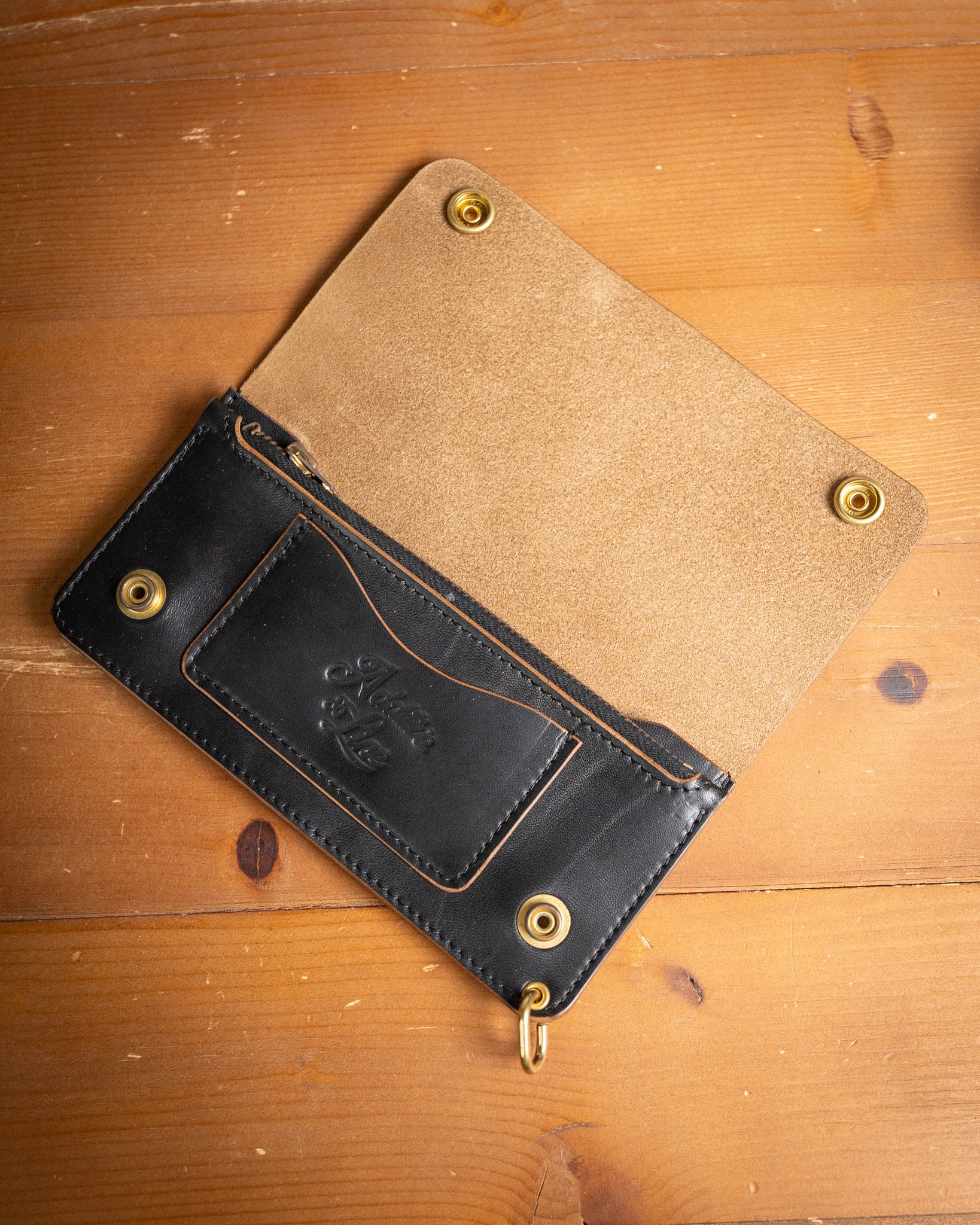 Additive and Line】Tracker Wallet TW-004 Maryam Horse Butt 3層