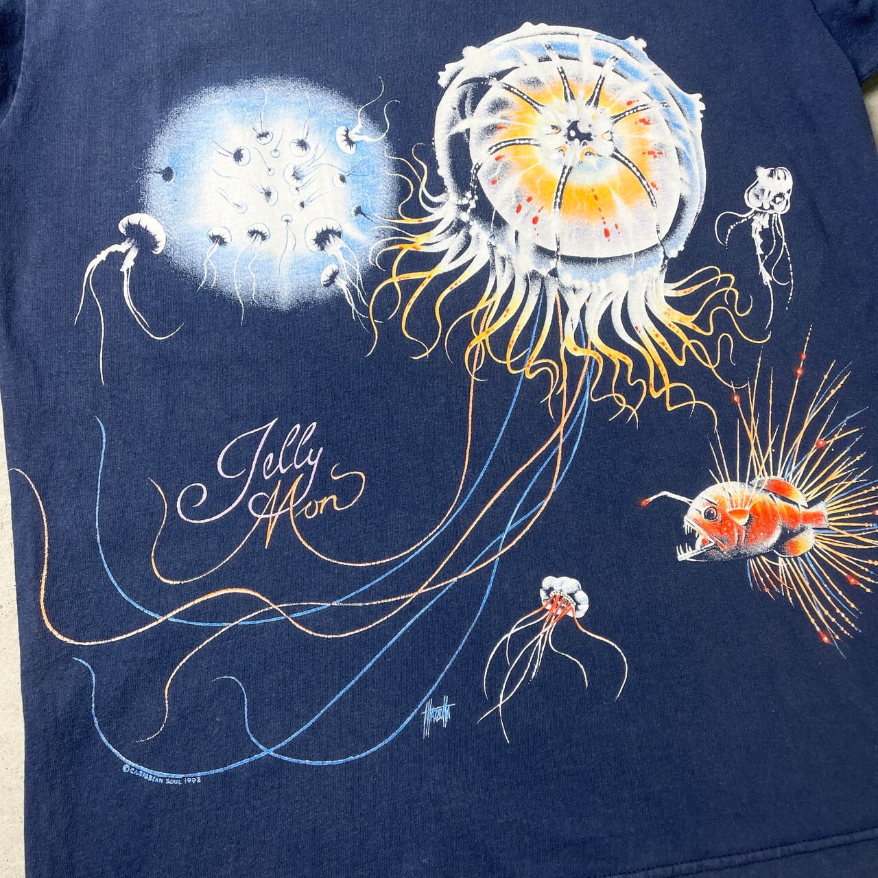 90年代 USA製 Caribbean Soul JELLY MON クラゲ アニマル アート