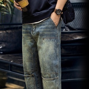 パッチワークデザイン デニムパンツ 10170