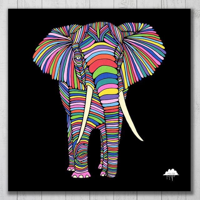 アートインテリア/キャンバス_AC10-5050 Eden the Elephant アートインテリア/キャンバス_AC10-5050 Eden the Elephant