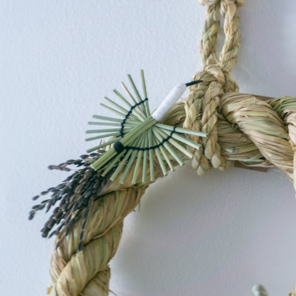 わら細工たくぼ 根付き穂付き 鶴亀つき | くらしのギャラリー杜の街