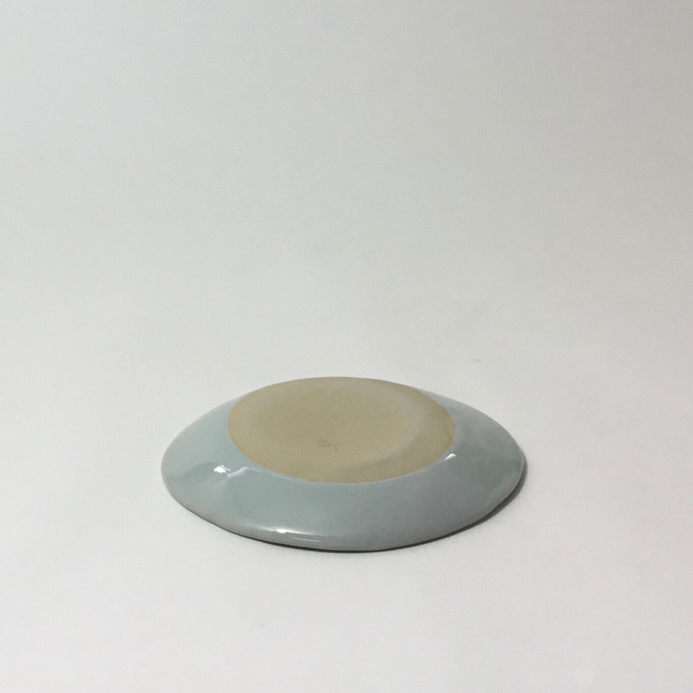 陰陽文　手捻り皿　5枚揃 陰陽文 手捻り皿 5枚揃