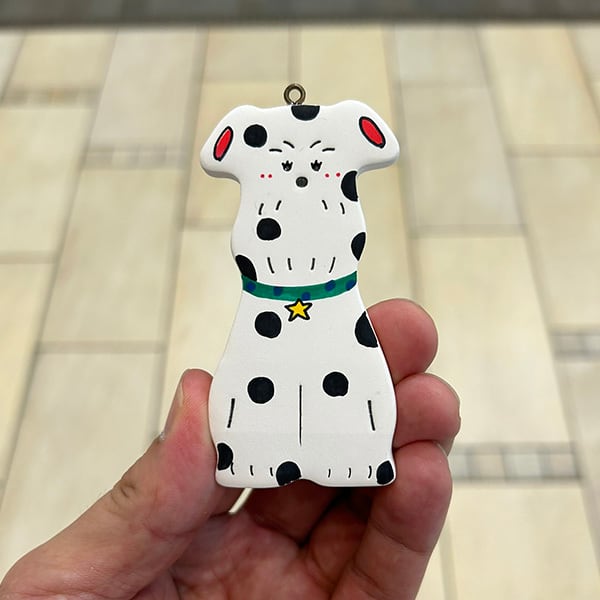 親子で一緒にアート体験！お絵かきアロマストーン『いぬ（犬）』/親子