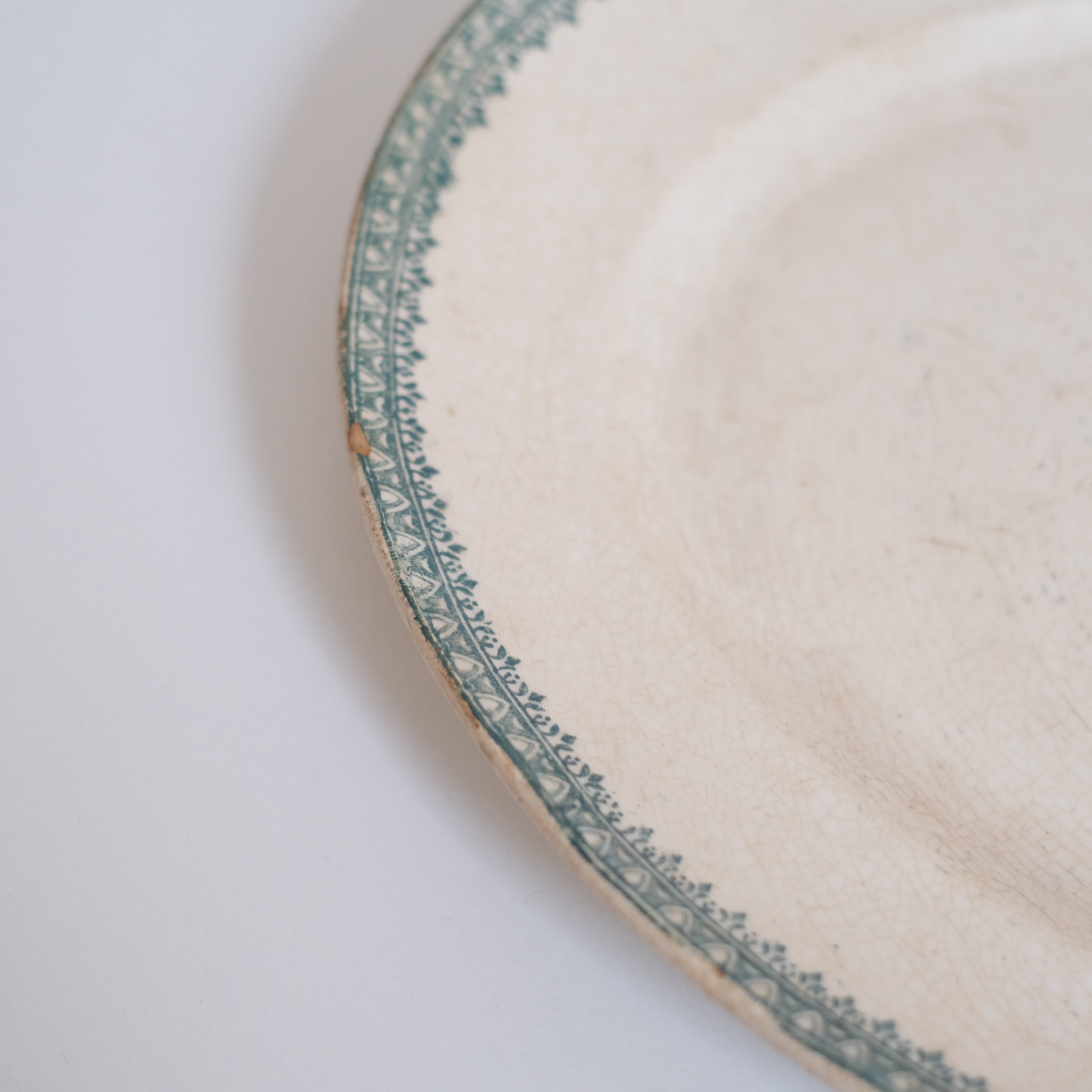 Creil Et Montereau/oval plate クレイユモントロー窯 Creil Et Montereau / oval plate クレイユモントロー窯 / オーバル