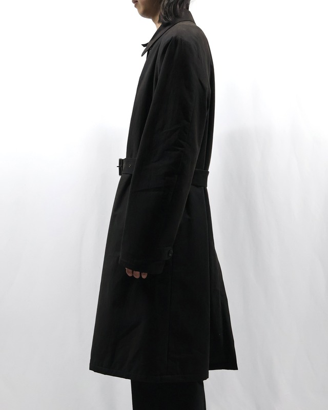 【EMPOLIO ARMANI】Fade-Processed Stand Collar Coat