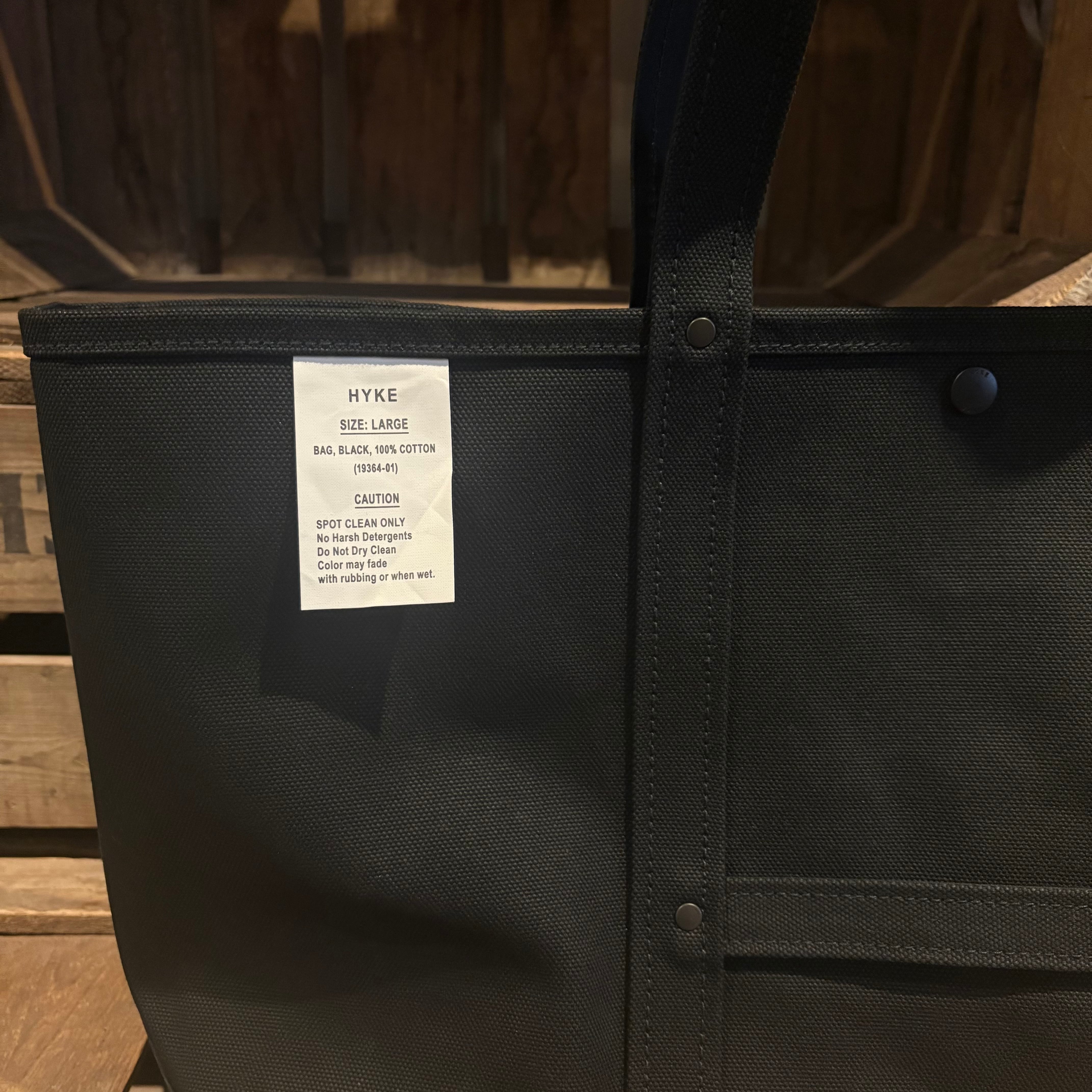 HYKE【ハイク】TOTE BAG (LARGE) (19364) | glamour online