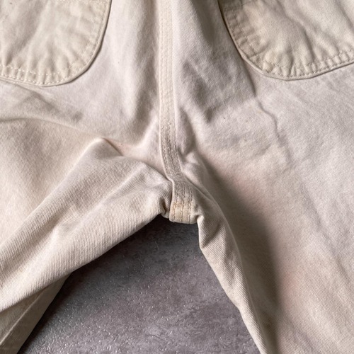 80s 星タグ USA製 ホワイト ダブルニー Carhartt pants 詳細写真16