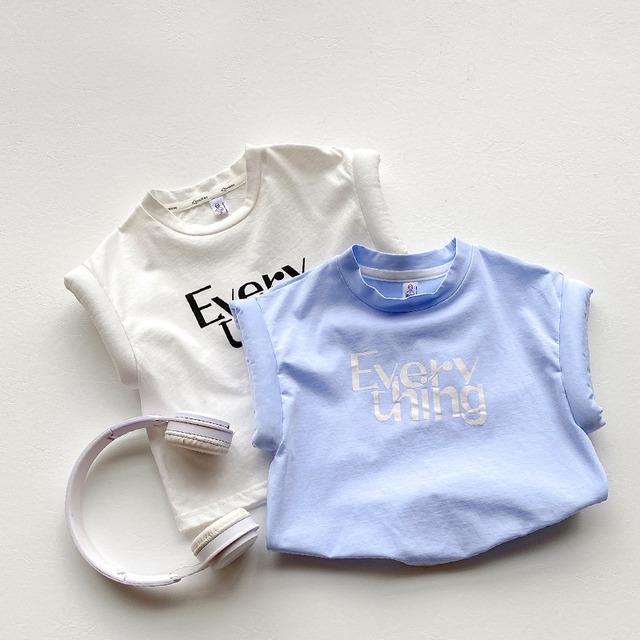 【BABY&KID】夏新作あっさりした韓国風英字Tシャツ