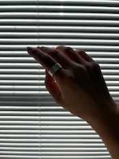 Karen silver simple wide ring