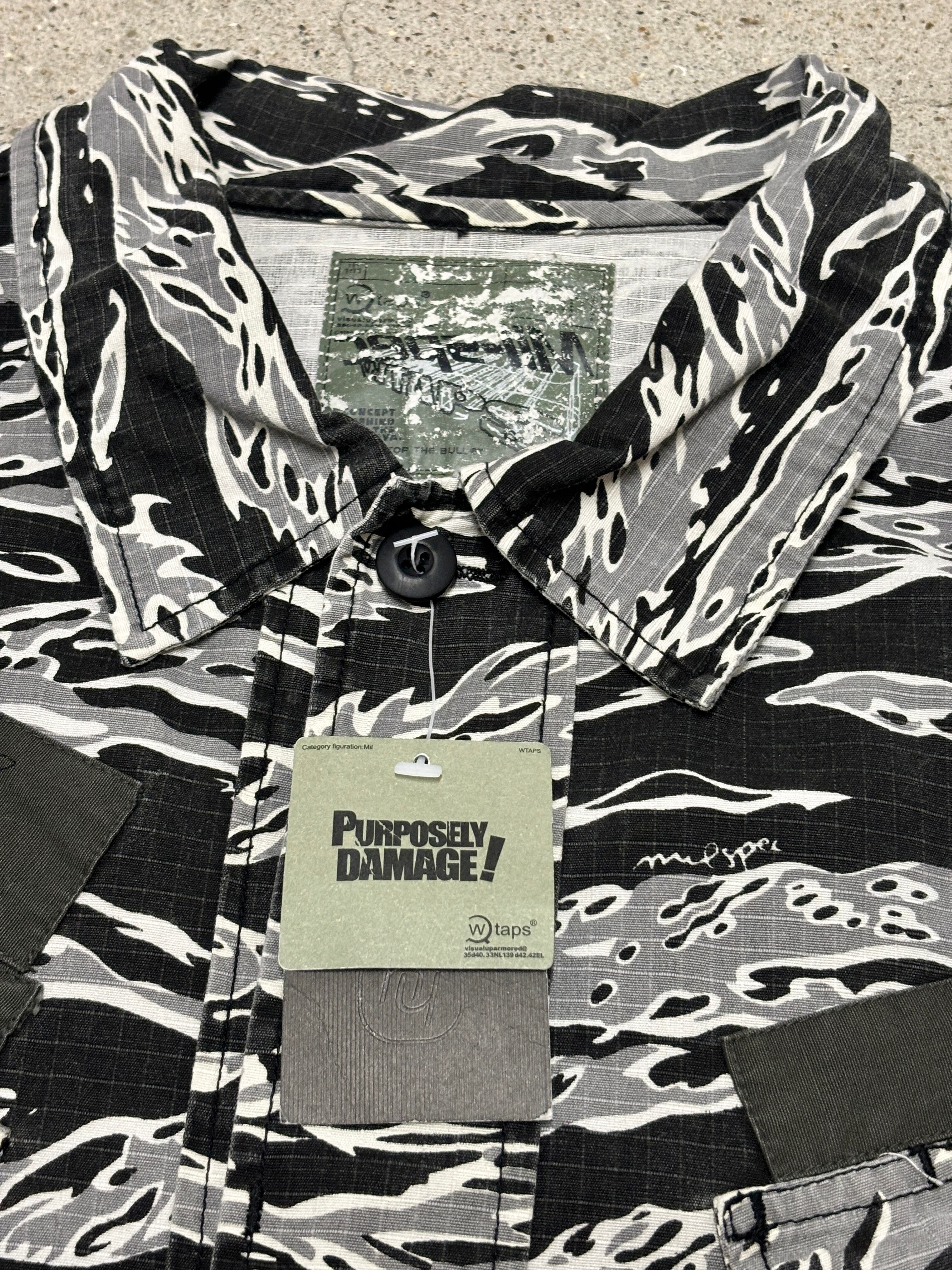 00s WTAPS/Tiger Camo Jungle Fatigue Jacket/DEADSTOCK/M-L相当