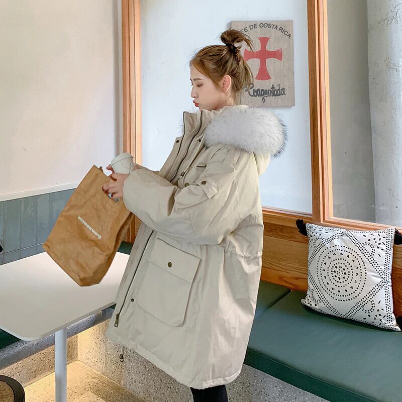 【新作】【送料無料】 328＃秋冬コットンパッド入りマタニティロングコートアウターウェア妊婦女性暖かくゆるい妊娠トップ オータム 秋物 ウィンター 冬物 AL expec484365850297