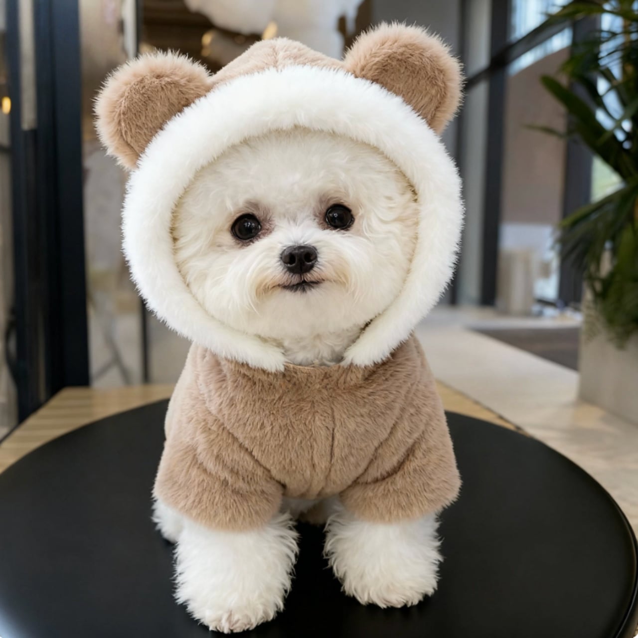 Dogふわもこベア パーカーコートPet63