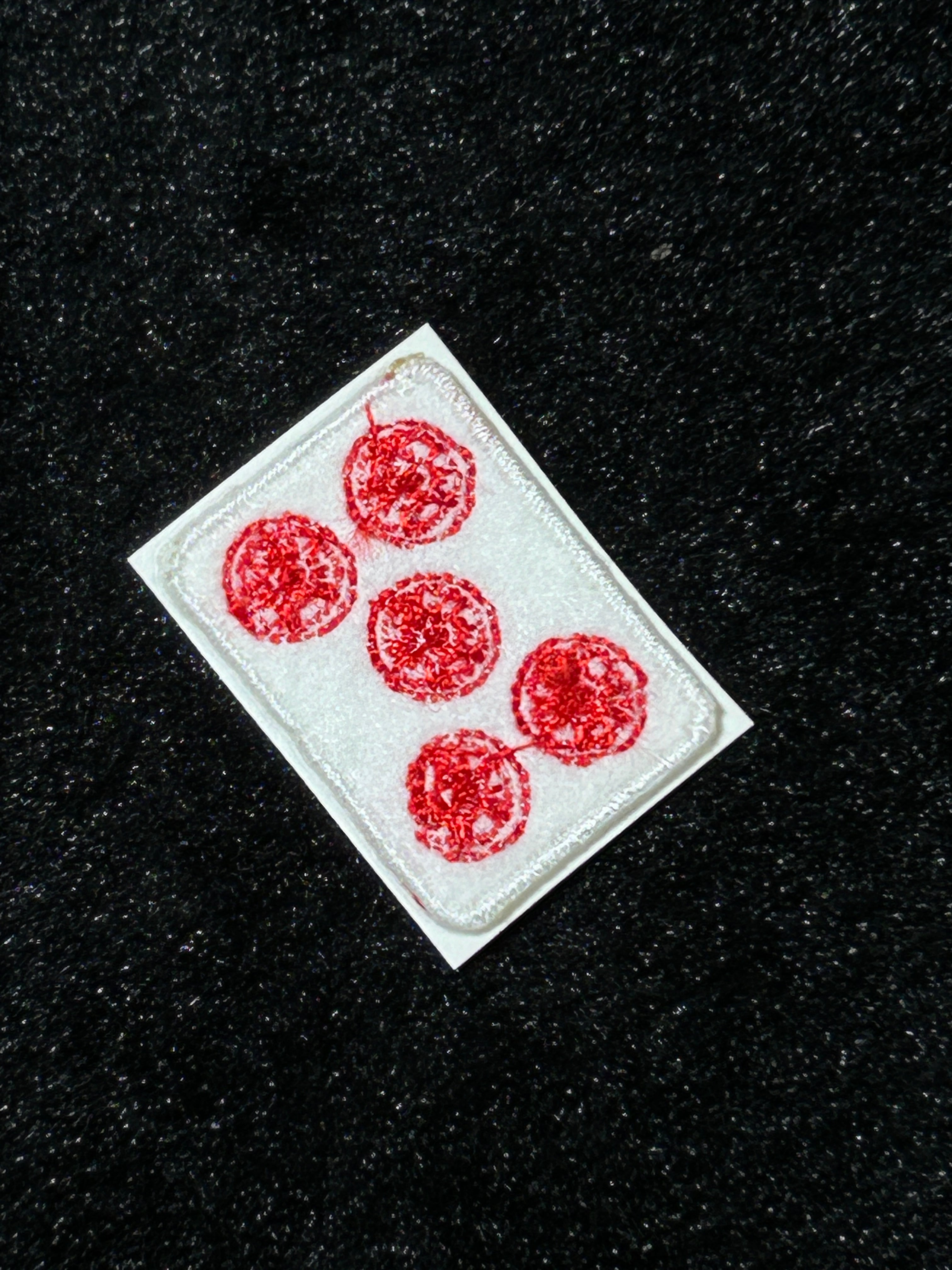 麻雀牌 赤牌 赤ドラ 五筒 筒子 ピンズ ウーピン | studio yossy