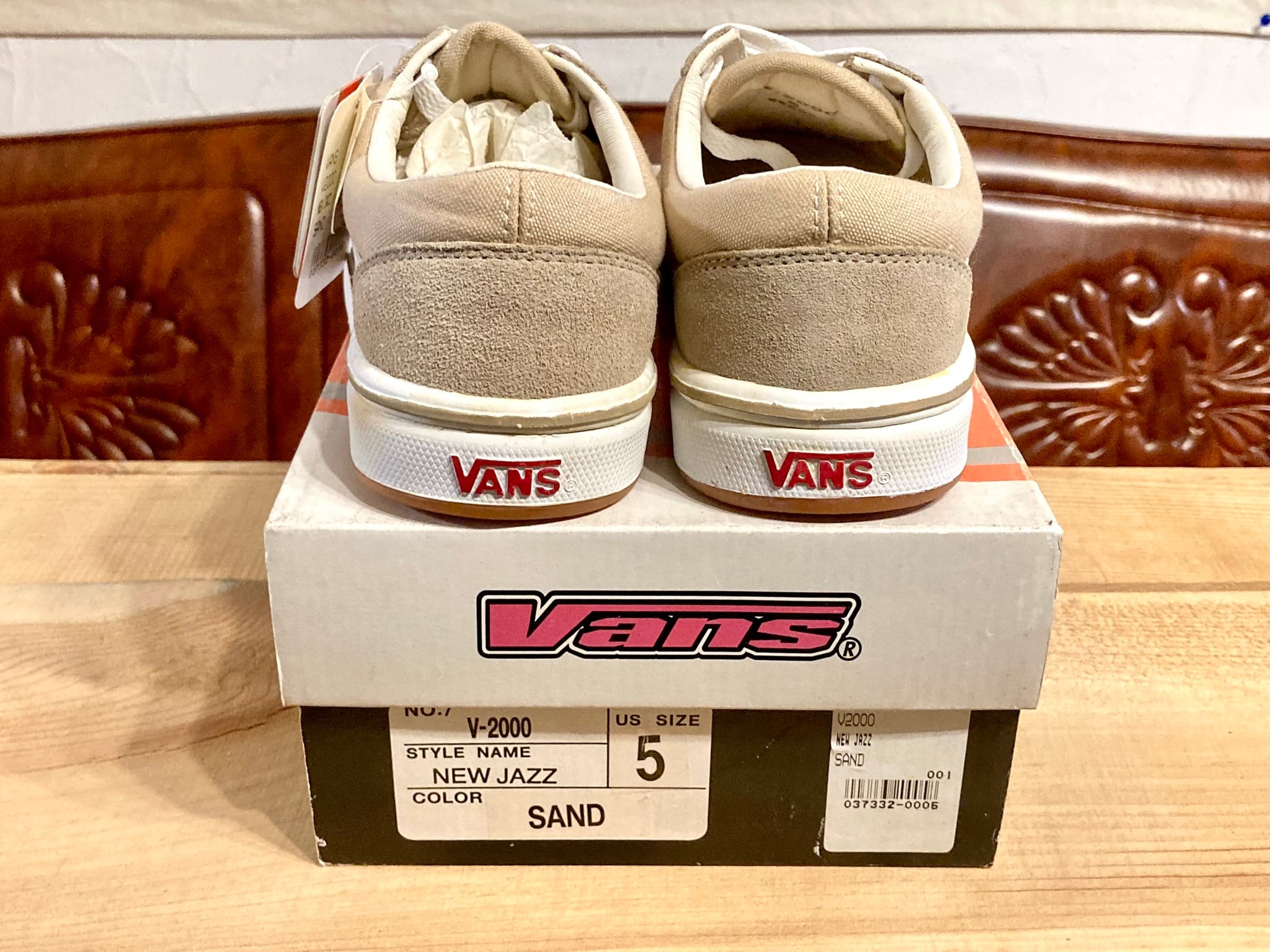 Vans（バンズ）NEW JAZZ（ニュージャズ）V2000 5 23cm ベージュ ➄
