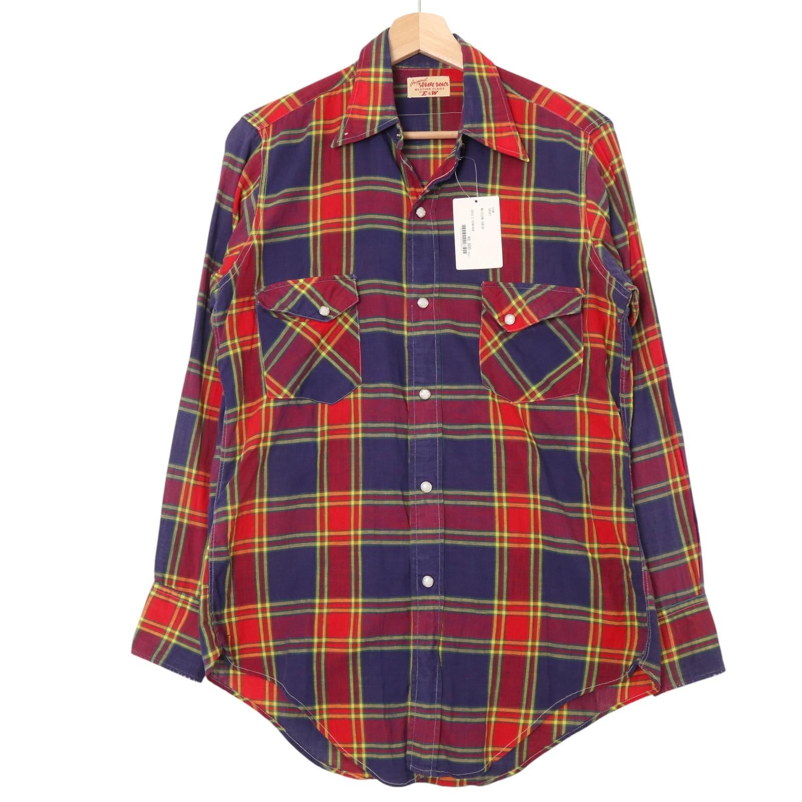 F.ILLUMINATEのWestern Check Shirt 全4色 ①1950s E&W WESTERN CHECK SHIRT | safarionline