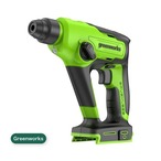 Greenworks 24V 1.2ジュール ブラシレスモーター搭載 ロータリーハンマー 【仕様 1/2】