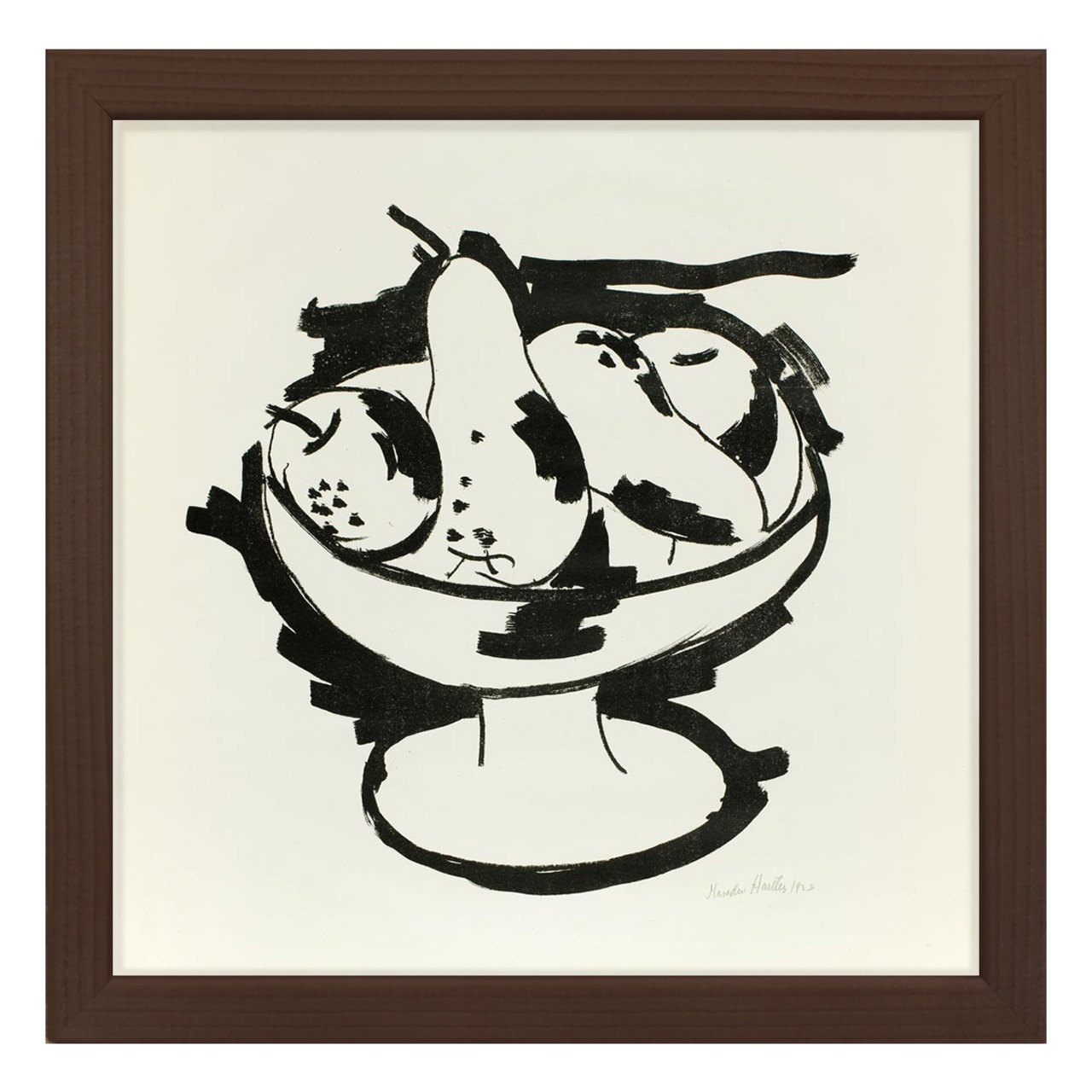[額縁付き] Bowl of Fruit フルーツ アートポスター 223×223mm 天然木 ポスターフレーム 木製 絵画 名画 日本製 APFS100 - 7