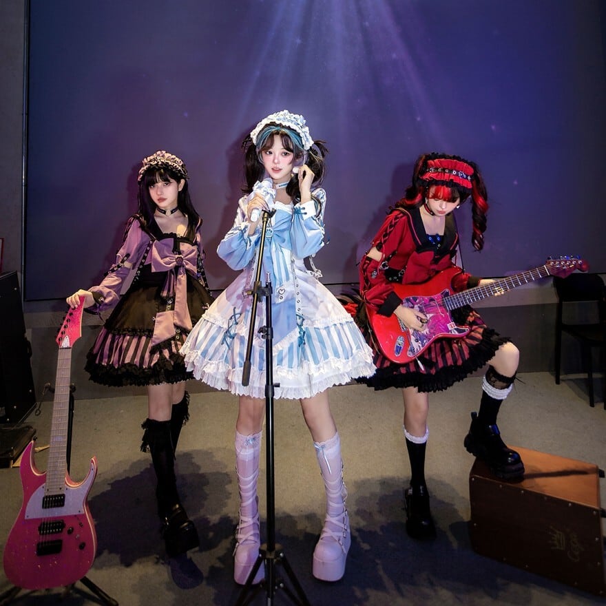 地雷系 アイドルワンピース パンクロリィタ ライブ向け｜WithU