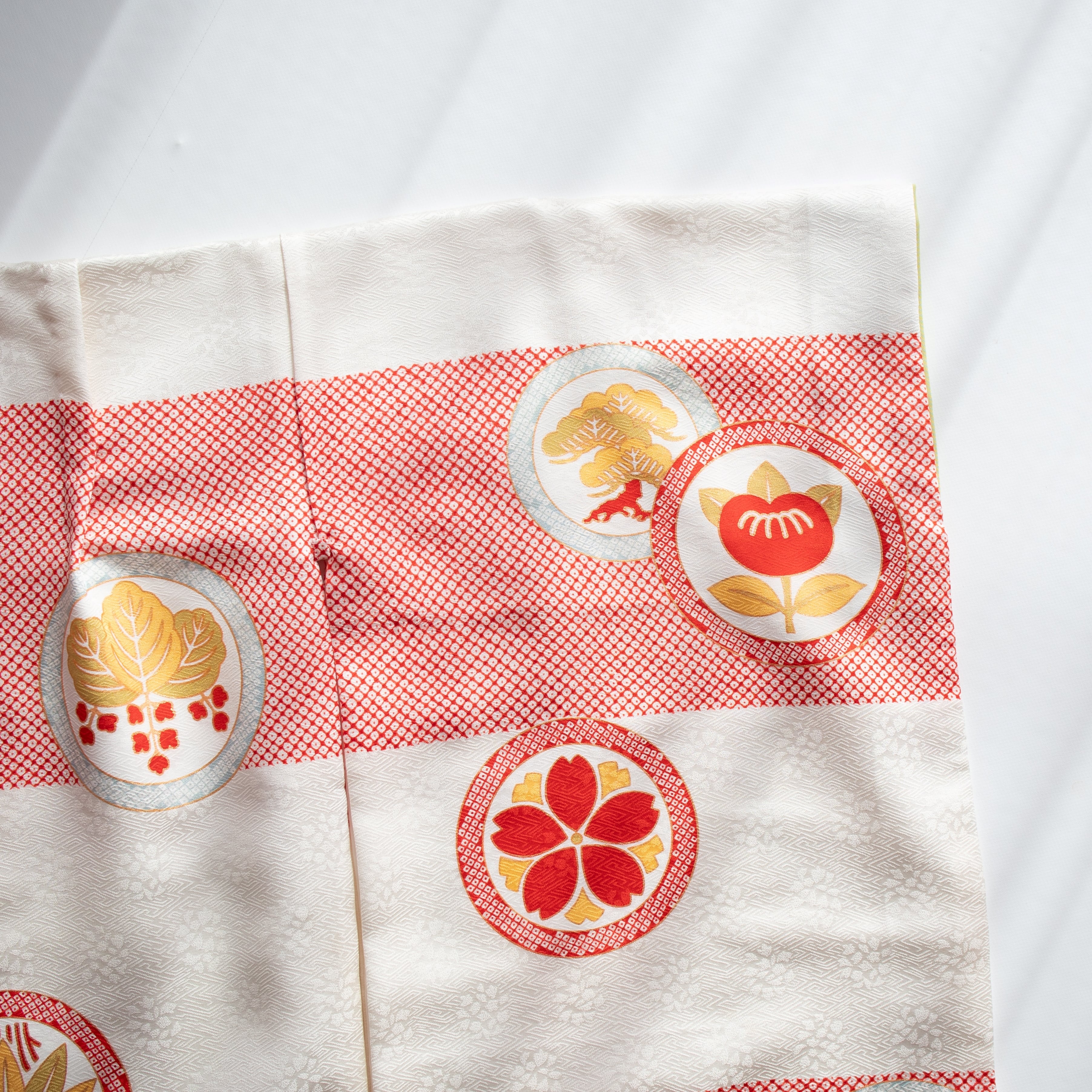 女の子帯style『鹿の子絞りと花紋』/S7002(対応身長目安 約118㎝〜130㎝)