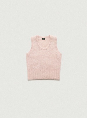 [The Barnnet] Pink Alpaca U-Neck Knit Vest 正規品 韓国ブランド 韓国通販 韓国代行 韓国ファッション 日本 店舗 ザ バーネット