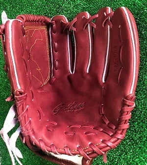 YAMATO ヤマト BBA 硬式グローブ 内野用 赤色 レッド BBA-106Wベルト｜ループ付き｜投手ワインレッド | YAMATOグラブ工房