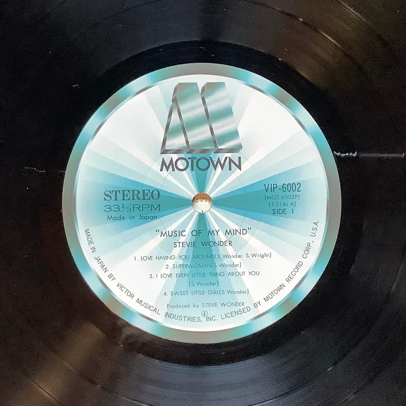 STEVIE WONDER / MUSIC OF MY MIND | Plastic Soul Records