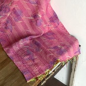 リサイクルサリーのカンタショール パッチワーク小05 インドの手仕事布 Mulaセレクト
