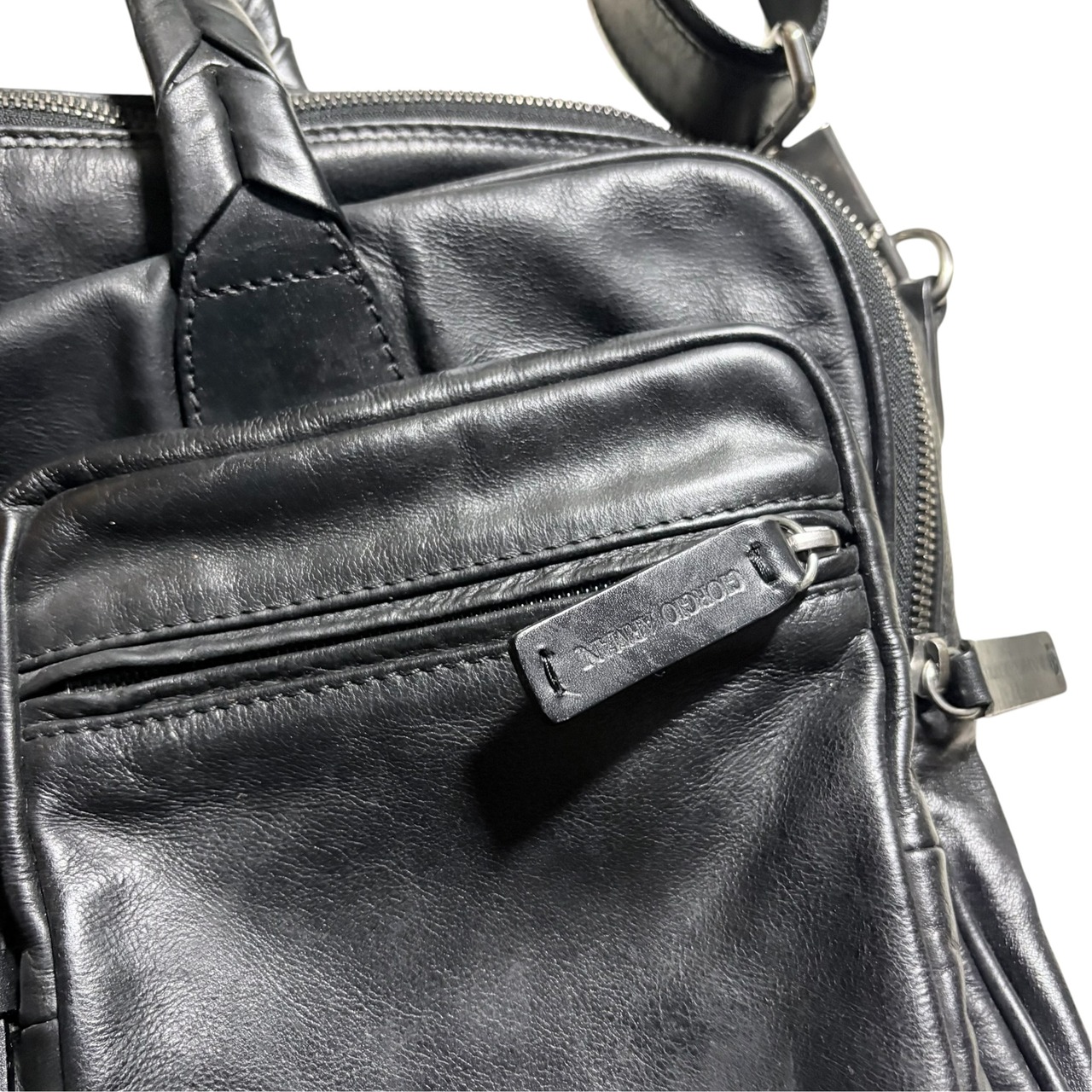 GIORGIO ARMANI leather bag