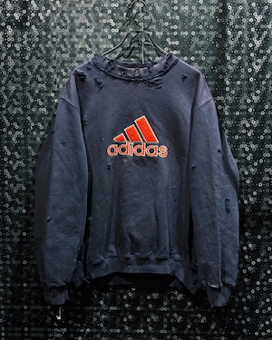 【ÆIEM】original"boro"remake"adidas performance logo sweat pullover